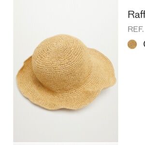 MANGO RAFFIA HAT